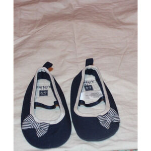 CARTERS INFANT SHOES-SIZE 6-9M-BLUE